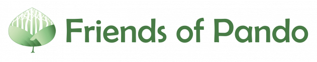 Friends of Pando header logo with different text